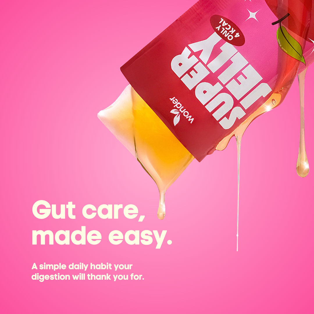 Wonder Super Jelly Apple, Konjac Jelly, Zero Sugar, 1000mg ACV, Low Calorie, Keto Friendly