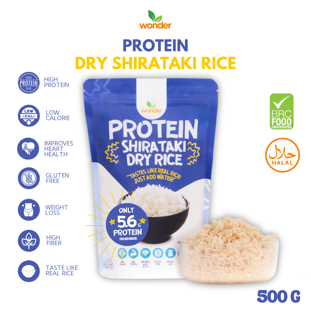 Wonder Protein Shirataki Dry Rice 500G