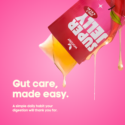 Wonder Super Jelly Apple, Konjac Jelly, Zero Sugar, 1000mg ACV, Low Calorie, Keto Friendly