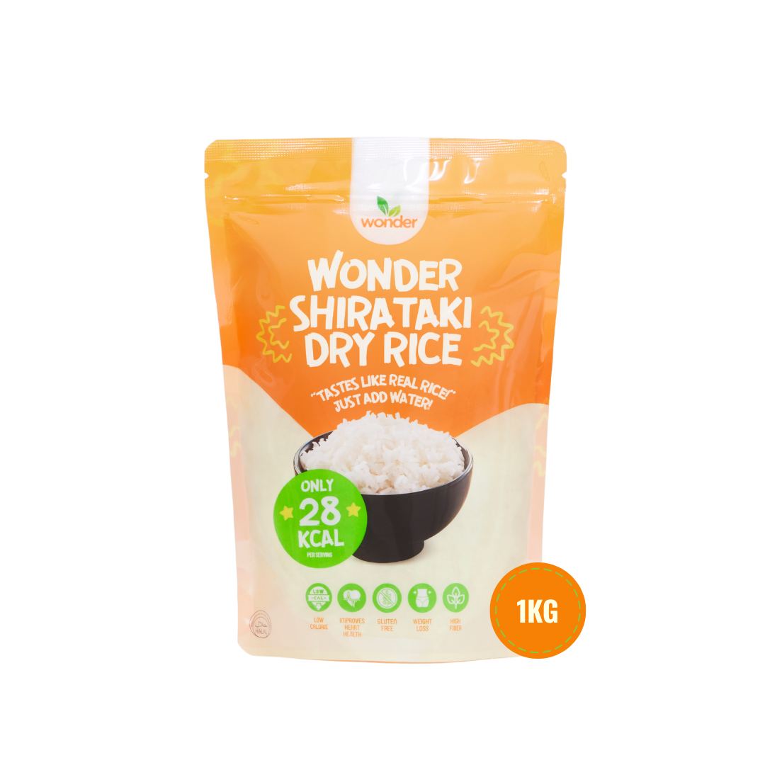 Wonder Dry Shirataki Rice (1KG) – Wonder Health PH
