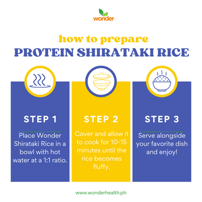 Wonder Protein Shirataki Dry Rice 500G