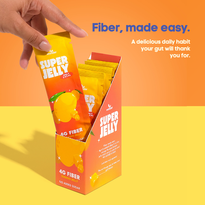 Wonder Super Jelly Mango, Zero Sugar, 4g Fiber, Low Calorie, Keto Friendly