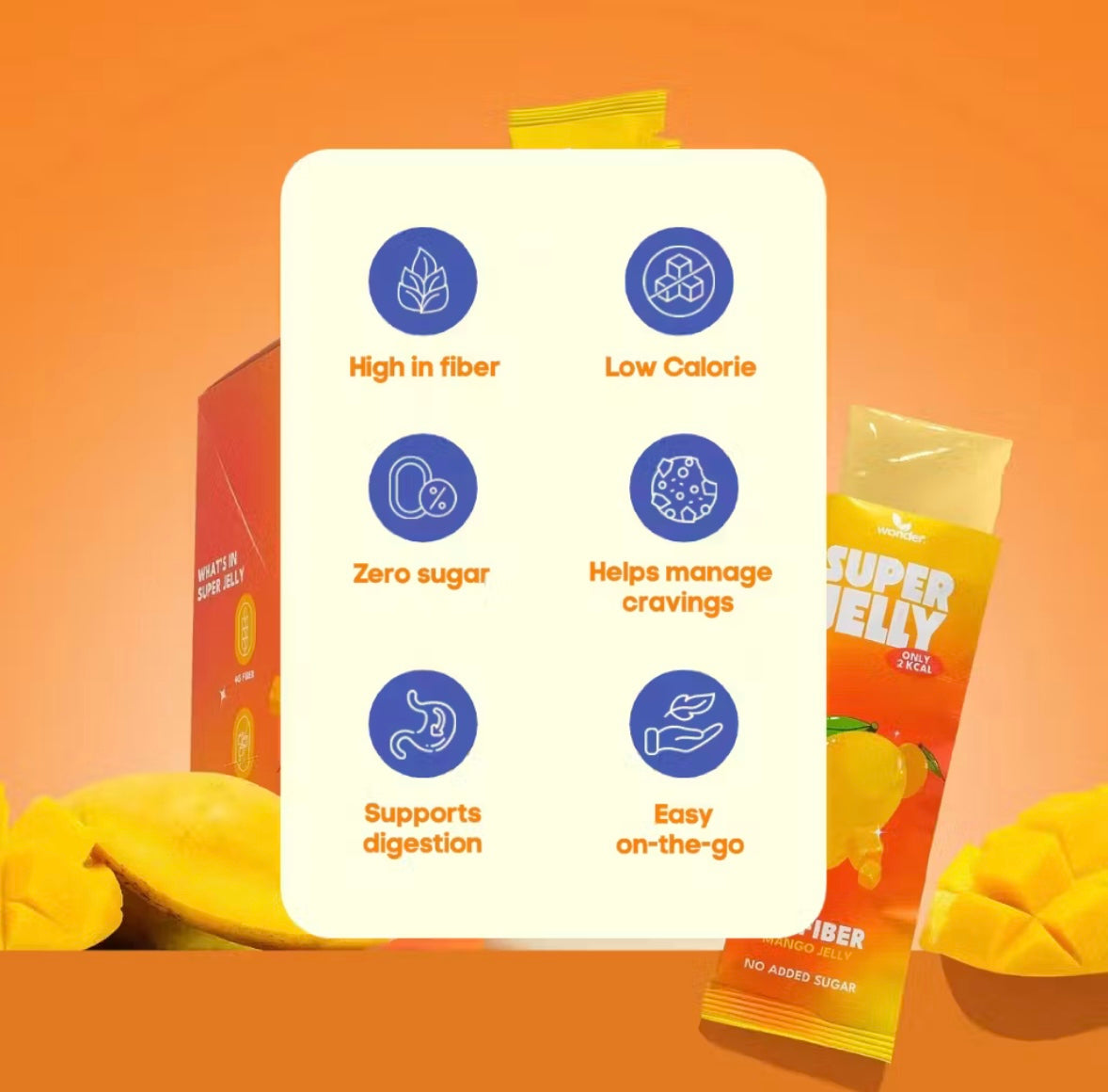 [Bundle of 2] 1kg Wonder Health Dry Shirataki Rice and Super Jelly Mango | Low Carb