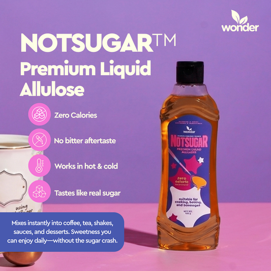 NOTSUGAR™ Premium Liquid Allulose Zero Calorie Sweetener